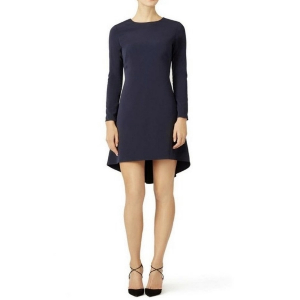 Nha Khanh Navy North Structured Cocktail Party Dress XS
